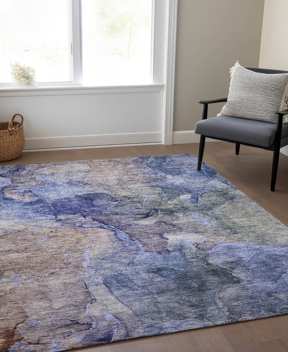 Addison Chantille Acn689 2'6"x3'10" Area Rug In Blue