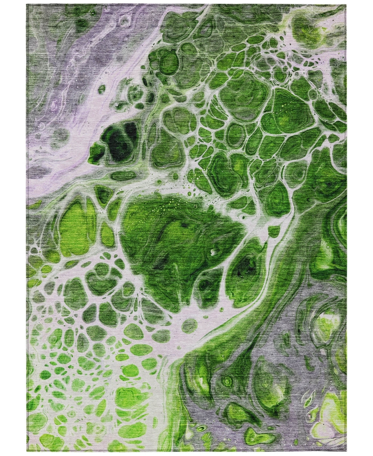 Shop Addison Chantille Machine Washable Acn682 8'x10' Area Rug In Lime