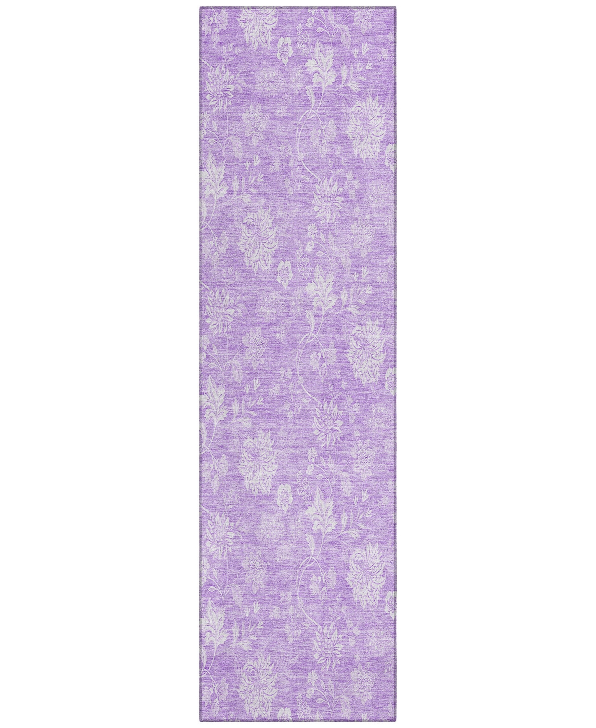 Addison Chantille Acn681 2'3"x7'6" Runner Area Rug In Lilac