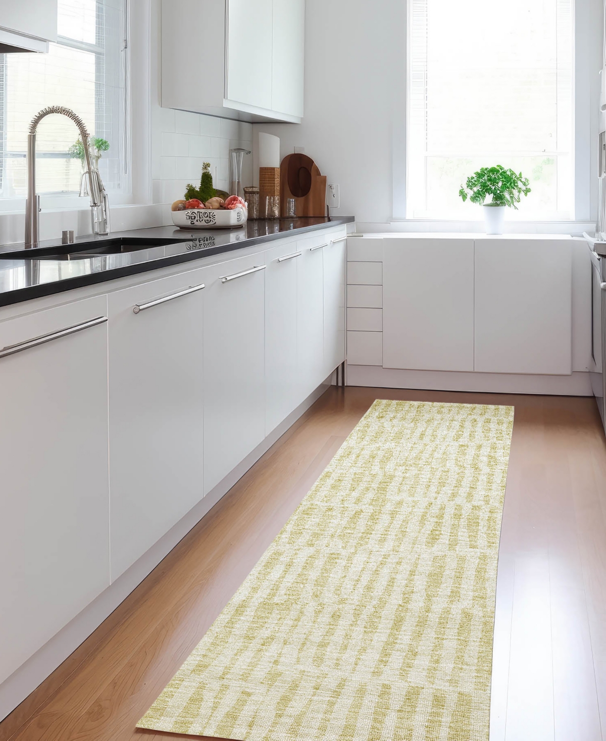 Addison Chantille Acn674 2'3"x7'6" Runner Area Rug In Beige