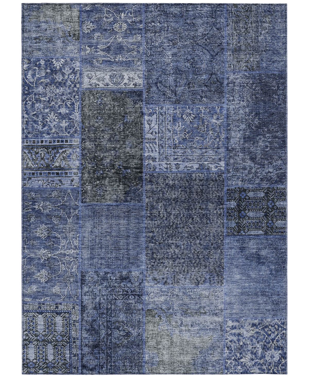 Addison Chantille Acn696 9'x12' Area Rug In Navy