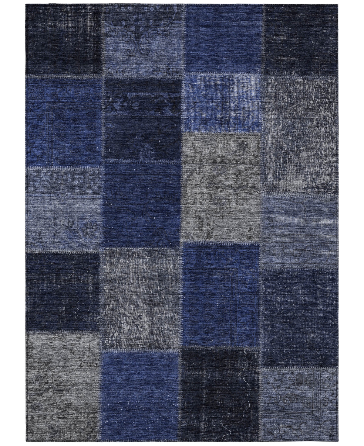 Addison Chantille Acn663 5'x7'6" Area Rug In Navy