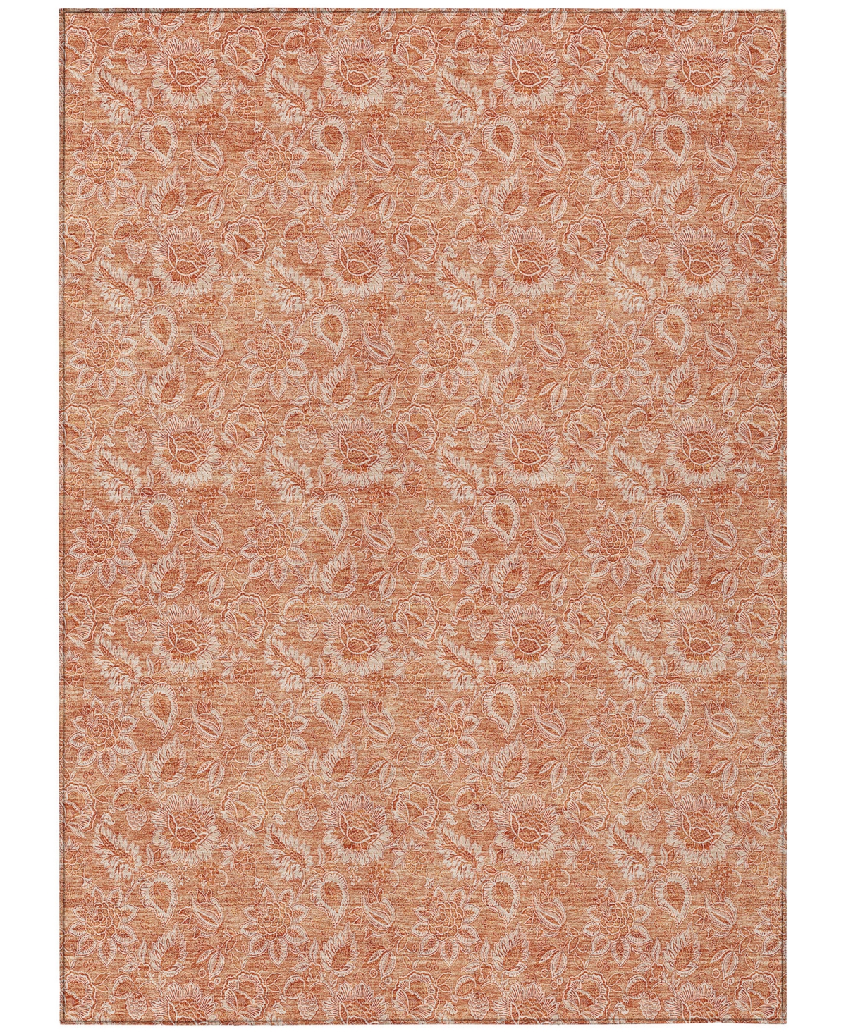 Addison Chantille Acn662 8'x10' Area Rug In Salmon