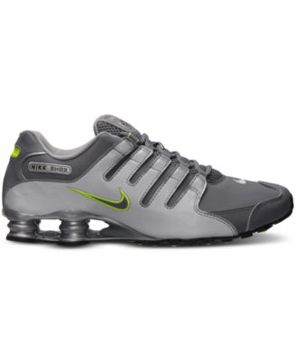 Nike Men's Shox NZ EU Running Sneakers from Finish Line Macy's