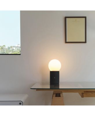 Kai 11" Dimmable LED Cement Modern Table Lamp