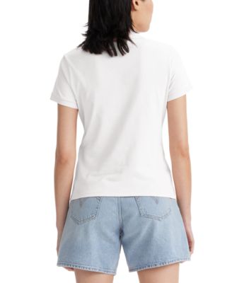 Women's Crown-Logo Shirt-Sleeve Polo Shirt