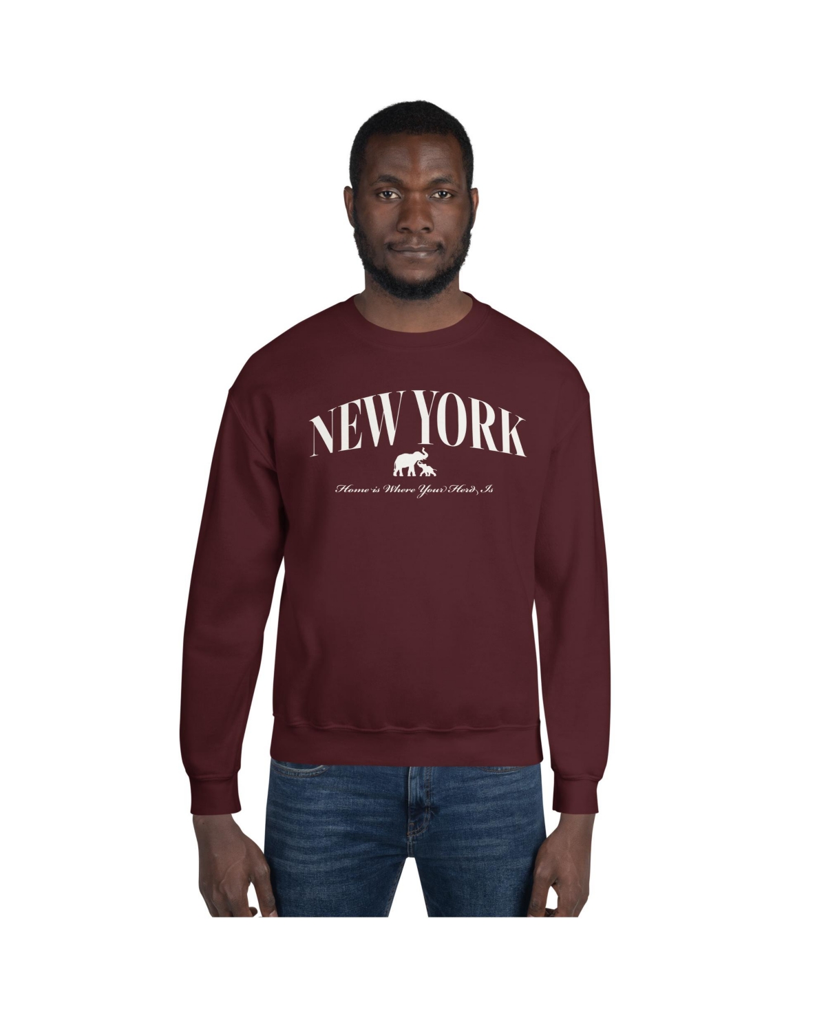 Ivory Ella Juniors' New York Unisex Sweatshirt