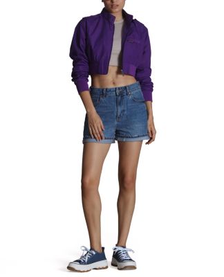 Women's Mini Cropped Racer Jacket