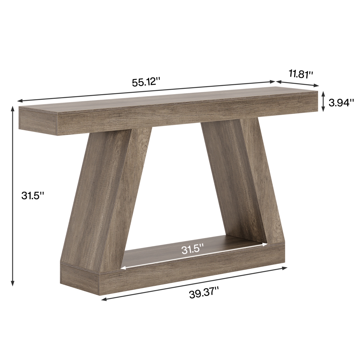 Tribesigns Modern Console Table, 70.87