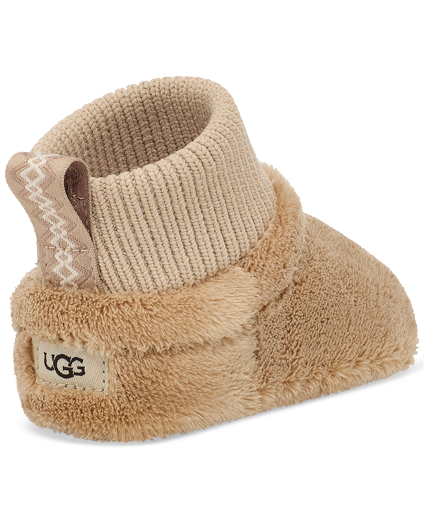 Ботинки UGG® Nesti Stretch Booties для малышей, цвет: Горчичный — фото 3