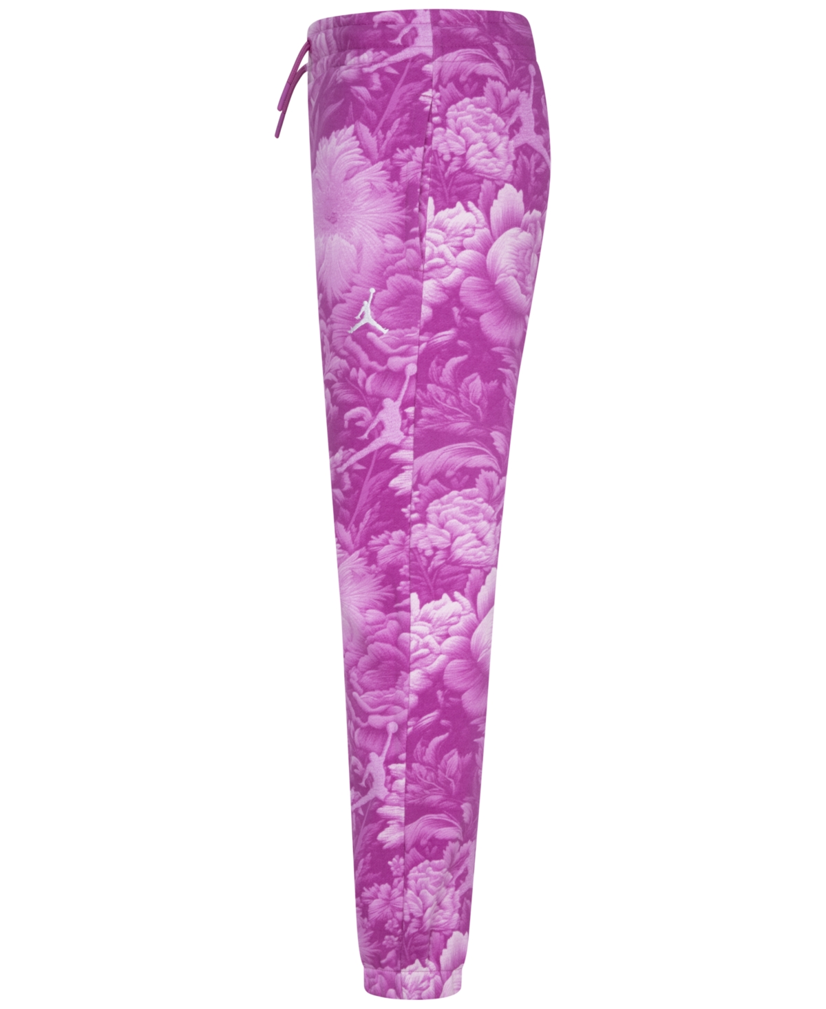Jordan Big Girls Brooklyn Floral-Print Fleece Pants - A2bfire Pi