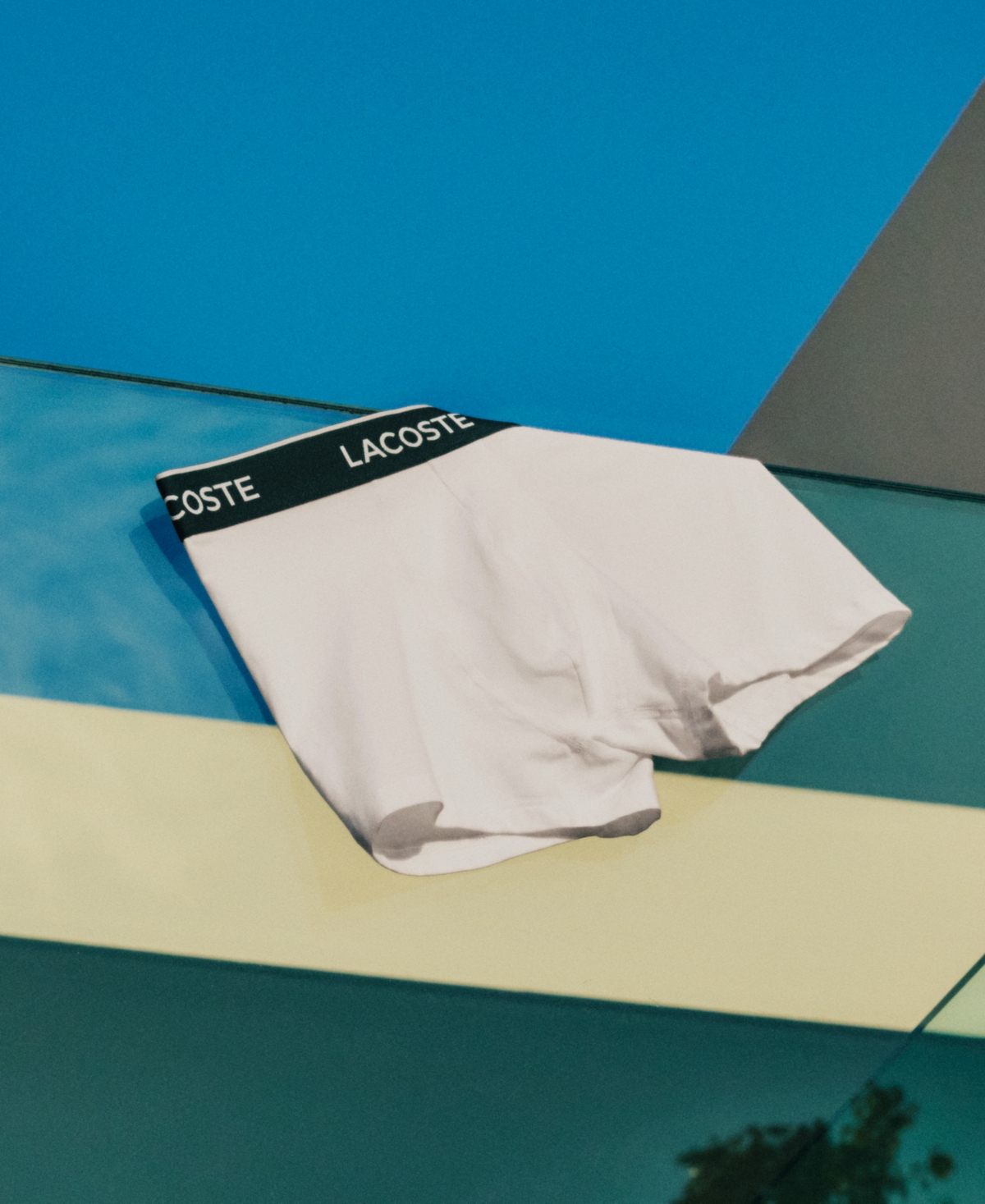 Lacoste Men's 5-Pack Regular-Fit Stretch Logo Band Trunk Underwear