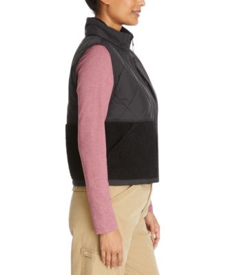 Women's Mixed-Media Zip-Front Campfire Vest