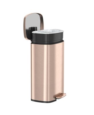 13.2 Gallon SoftStep Stainless Steel Step Trash Can with AbsorbX Odor Filter and Removable Inner Bucket