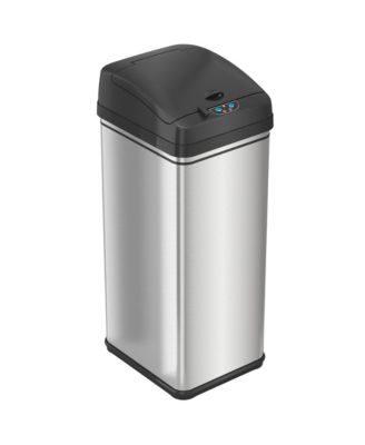 Stainless Steel Sensor Trash Can With Pet Proof Lid Absorbx Odor Filter