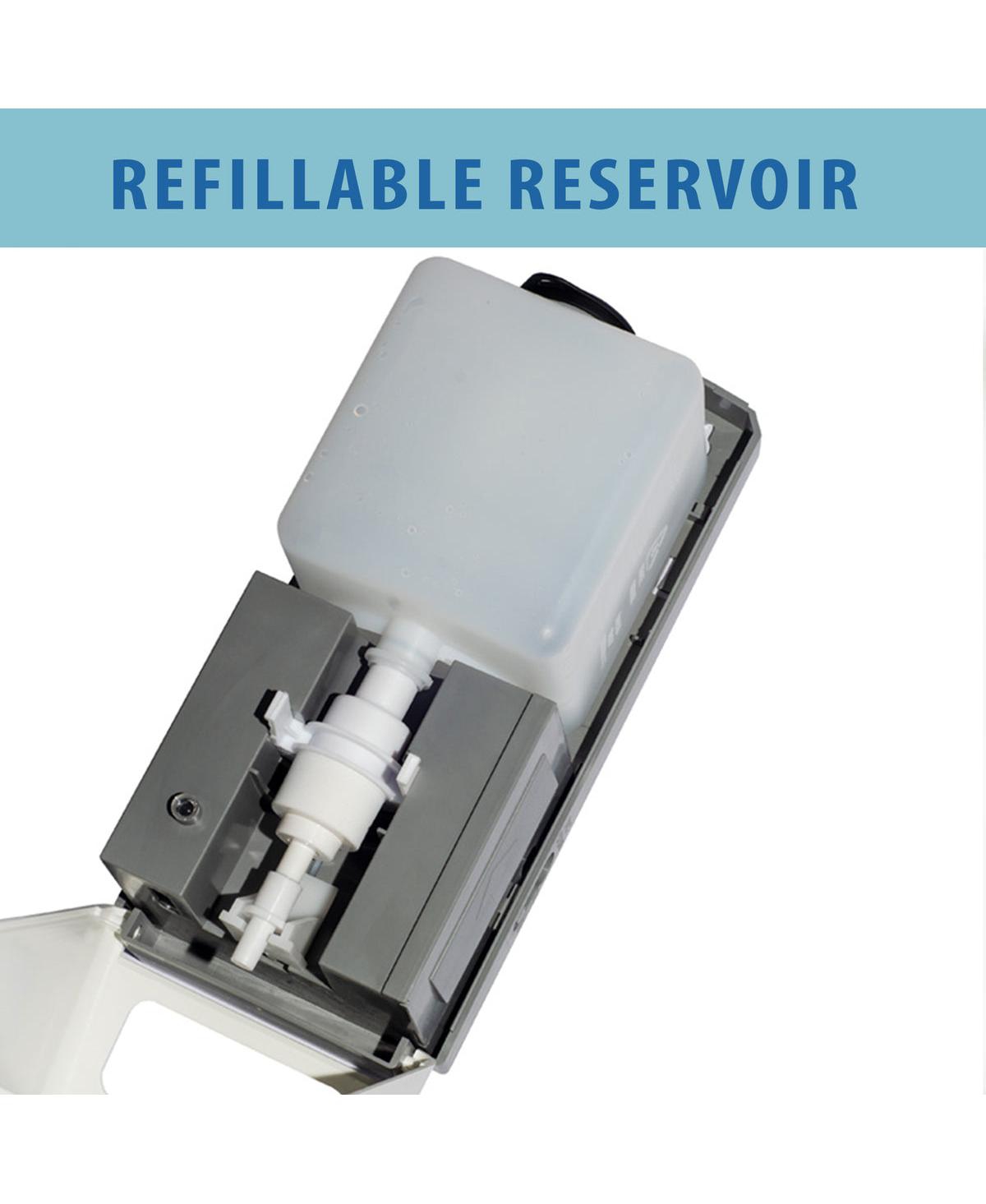 iTouchless Sensor Sanitizer Dispenser with Floor Stand and Sign Board, Capacity, For Gel, Liquid, Alcohol, for Enhanced Hygiene