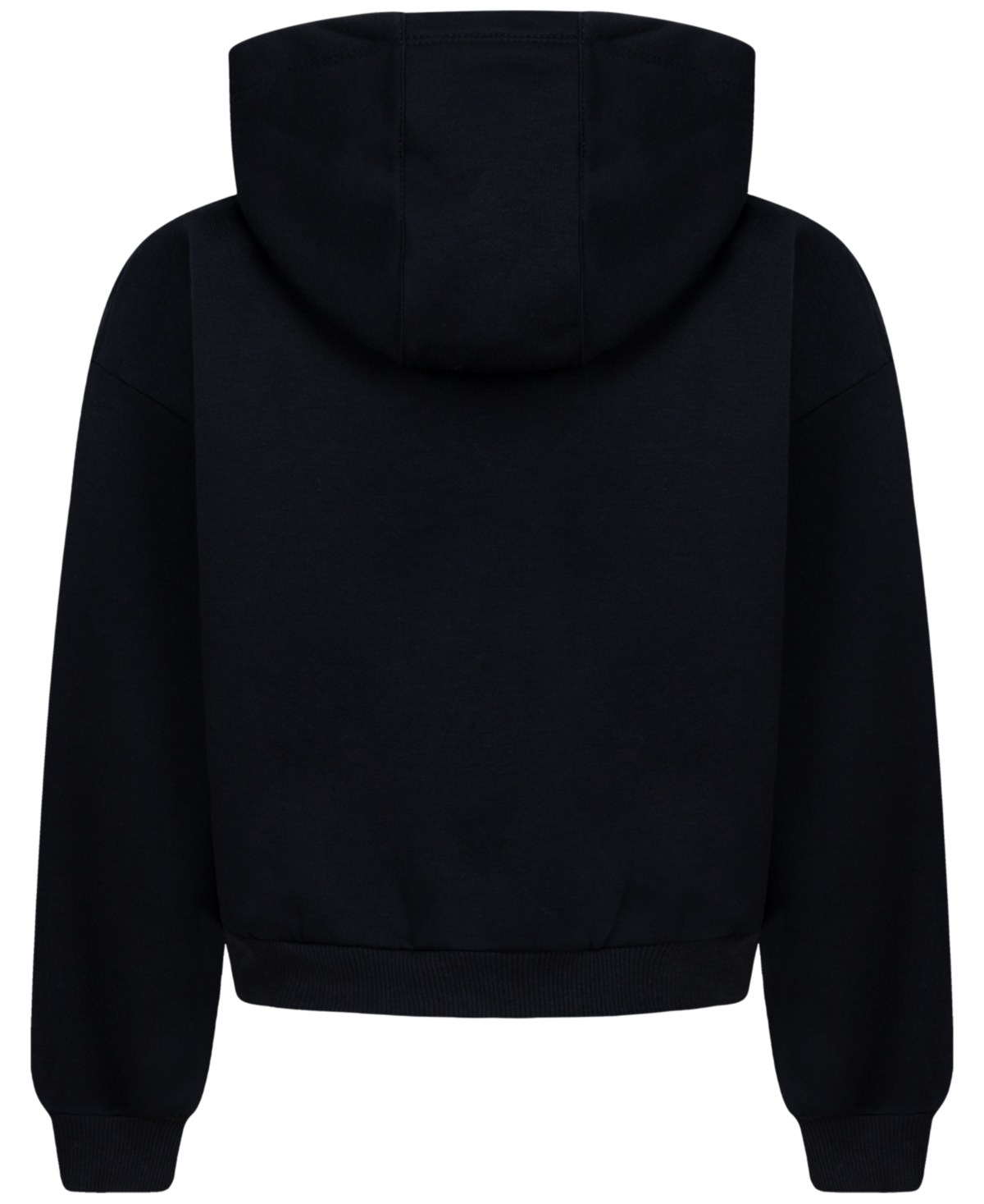 Nike Sportswear Club Little Girls Fleece Boxy Graphic Pullover Hoodie - 023Black