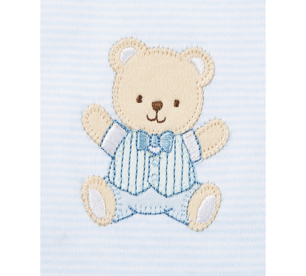 Shop Little Me Baby Boys Cute Bear Cotton Gift Box, 6 Piece Set In Blue