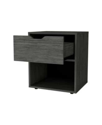 Elliott Nightstand with Elegant Drawer and Open Shelf