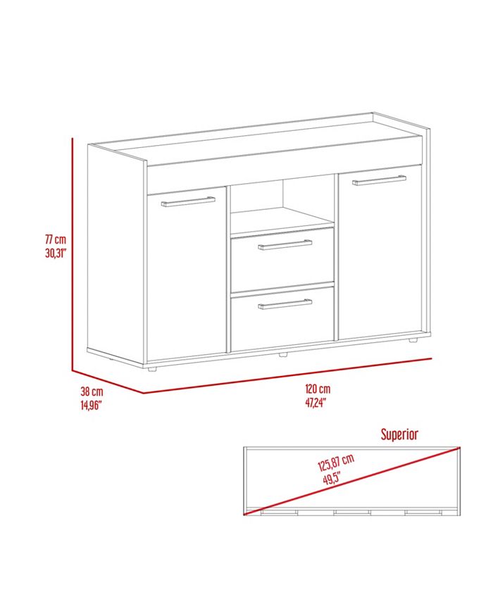 FM FURNITURE Illumina Sideboard Macy's