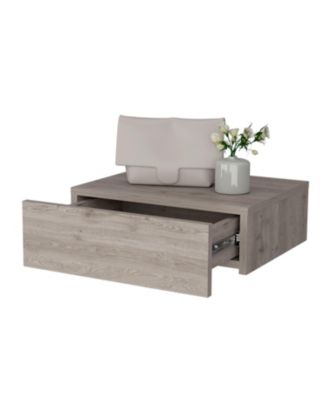 Vienna Floating Nightstand, Sleek Wall-Mounted Design with Spacious Drawer Storage