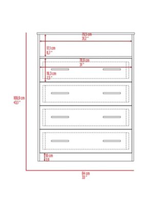 Lagos Four Drawer Dresser