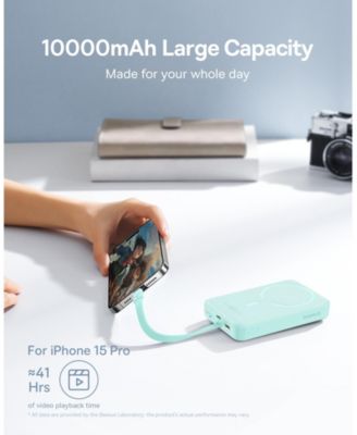 10000mAh Magnetic Power Bank 30W MagSafe Portable Charger