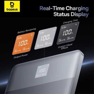 Blade2 Portable Charger 12000mAh Power Bank 65W Fast-Charging - Blue