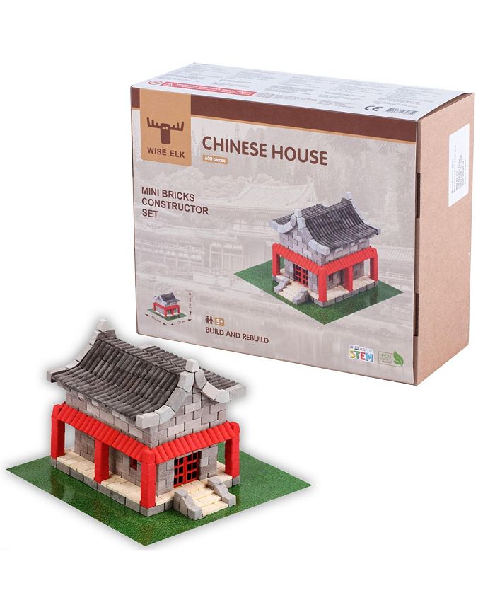 Wise Elk Mini Bricks Construction Set - Chinese House - Macy's