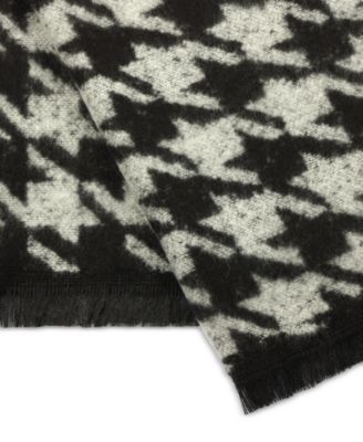 MICHAEL Women's Houndstooth Wrap Scarf