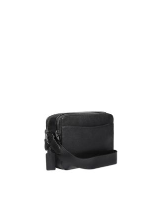 COACH Men's Pebble and Calf Leather Charter Crossbody 24 - Macy's
