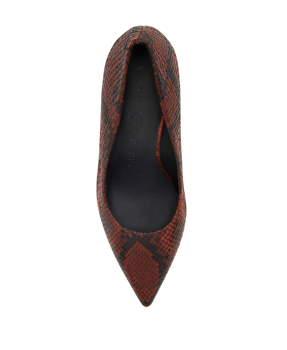 Shop Katy Perry Women's Revival Pointed Toe Pumps In Nutshell Snake Multi