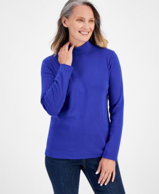 FREE PEOPLE Gather orders Turtleneck Tee Lavender Combo