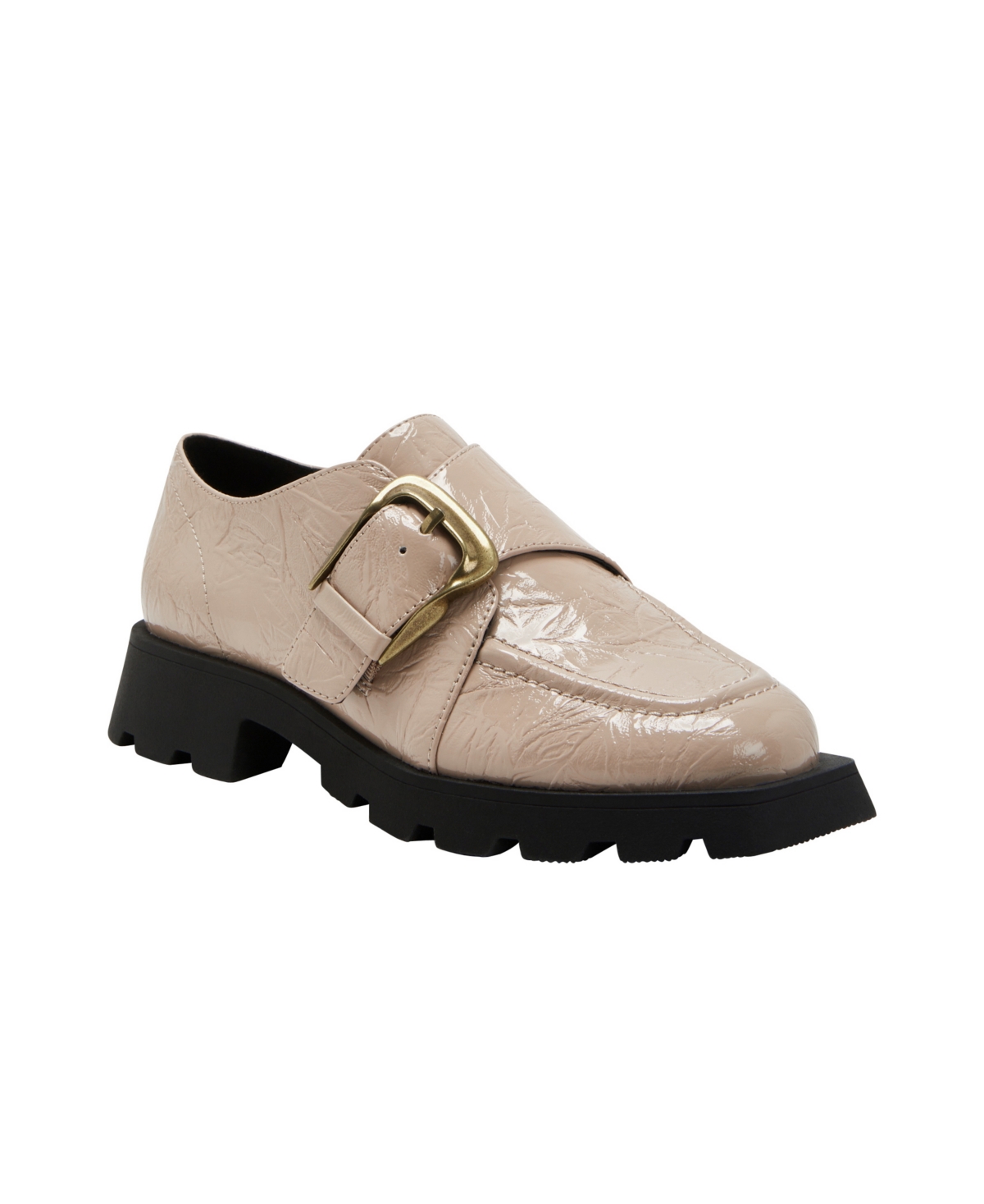 Shop Katy Perry Women's Darling Buckle Flats In Sea Kelp Snake Multi