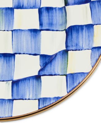 Royal Check Salad/Dessert Plate