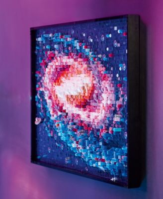 The Milky Way Galaxy 31212 3D Effect Wall D&eacute;cor Building Set, 3,091 Pieces