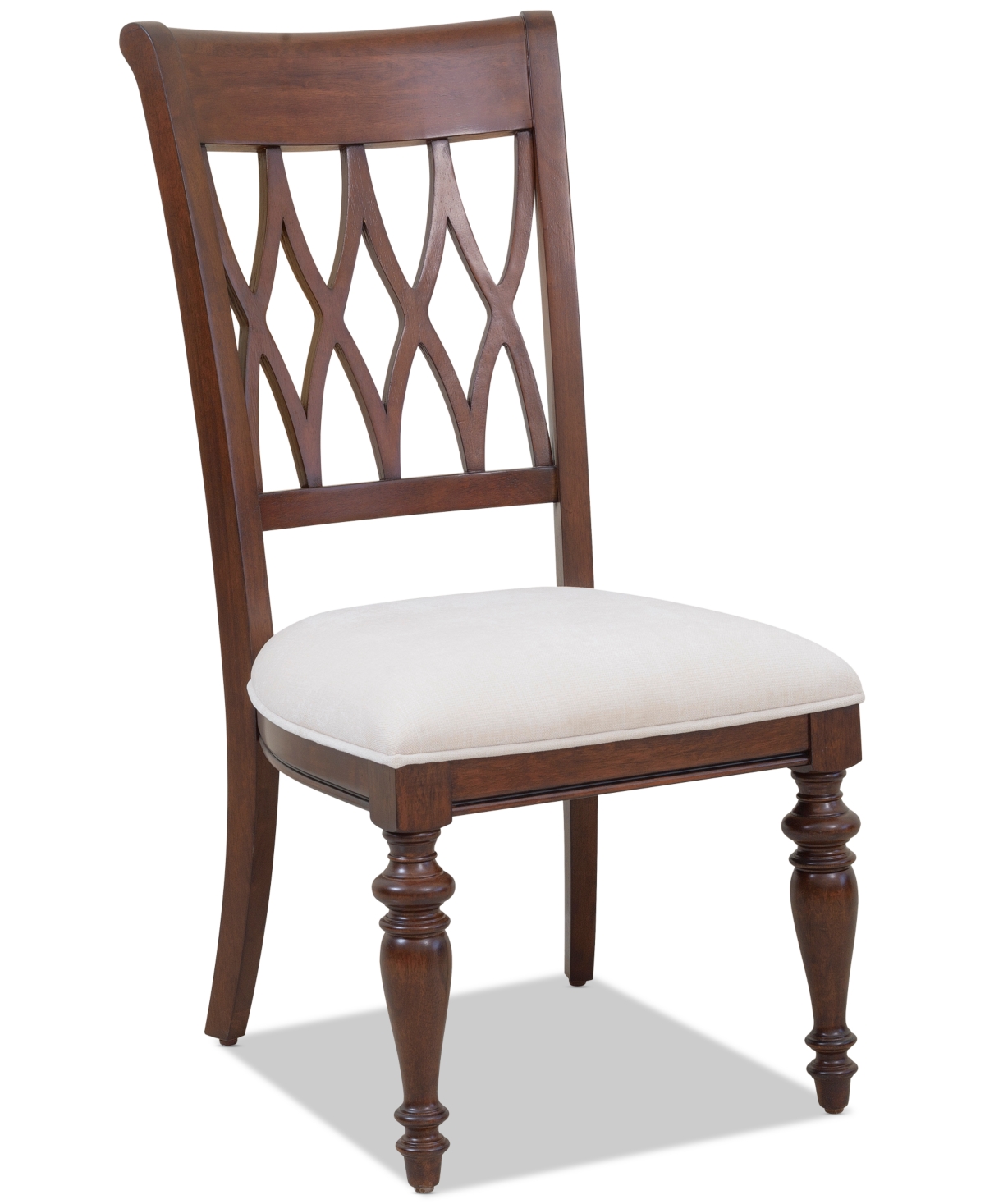 Macy's Daria 7-pc. Dining Set (rectangular Table & 6 Upholstered Back Side Chairs), Created For  In Brown