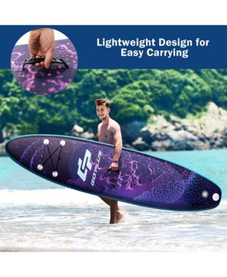 Inflatable Stand Up Paddle Board Surfboard W/Bag Aluminum Paddle