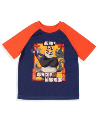 Toddler Boys 4 Po Heart Of Dragon Warrior 2-Piece Pajama Short Set