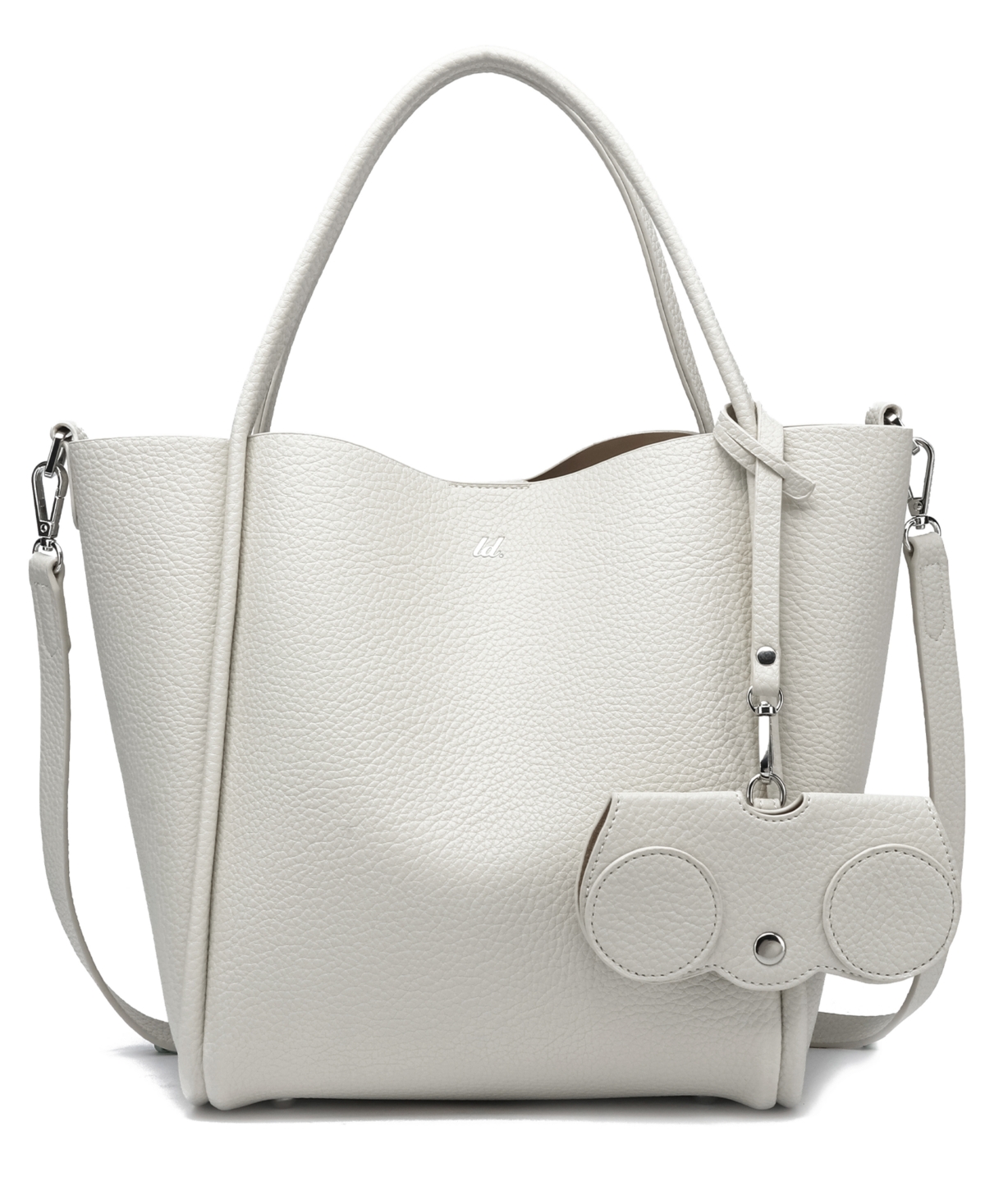 Dusty Top Handle Tote Bag - Ivory