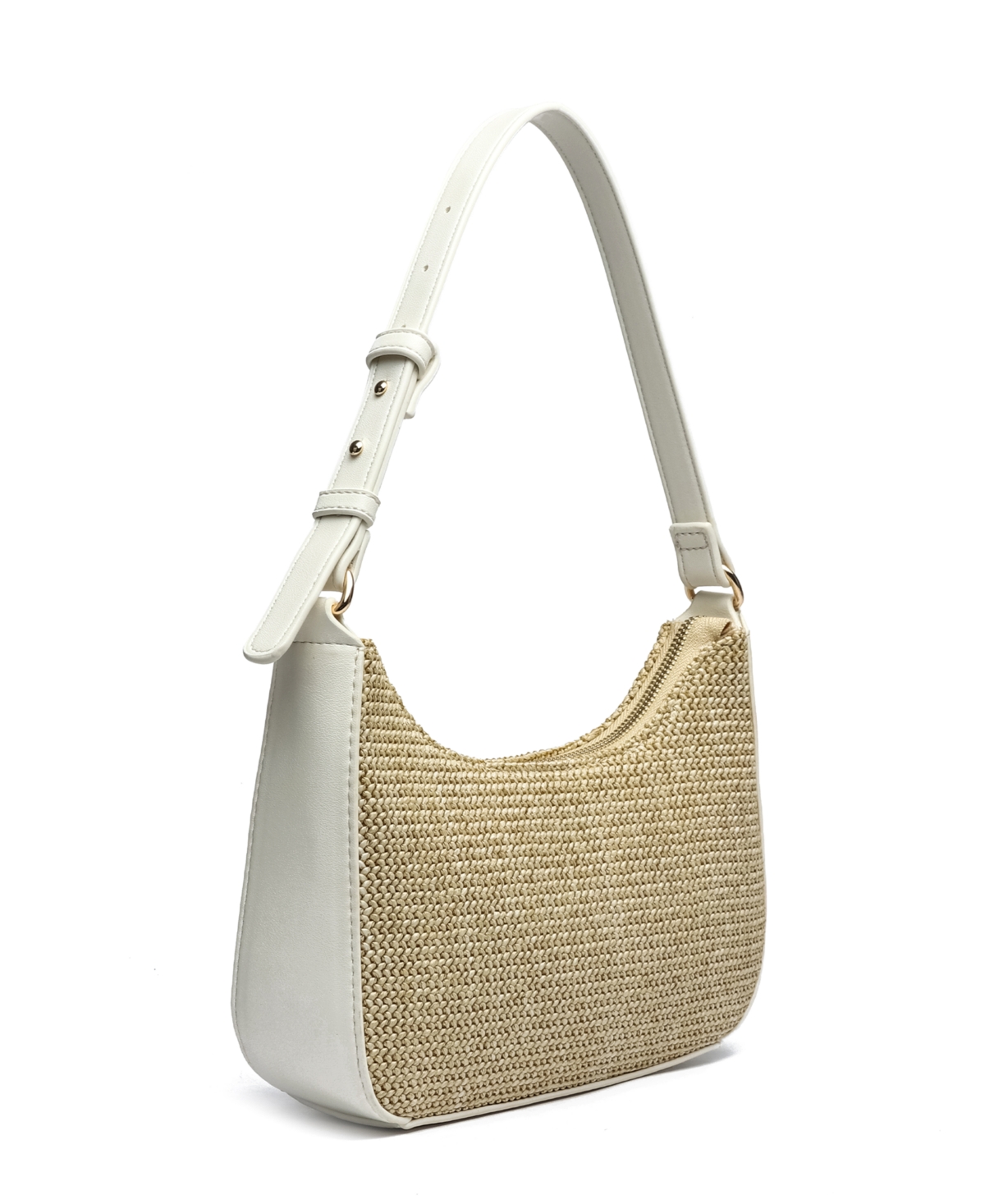 Like Dreams Eden Straw Shoulder Bag In Pink