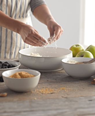 Natural Canvas Serving Bowl