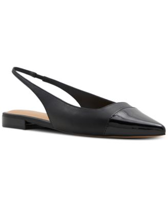 Women s Fleure Cap Toe Pointed Toe Slingback Flats