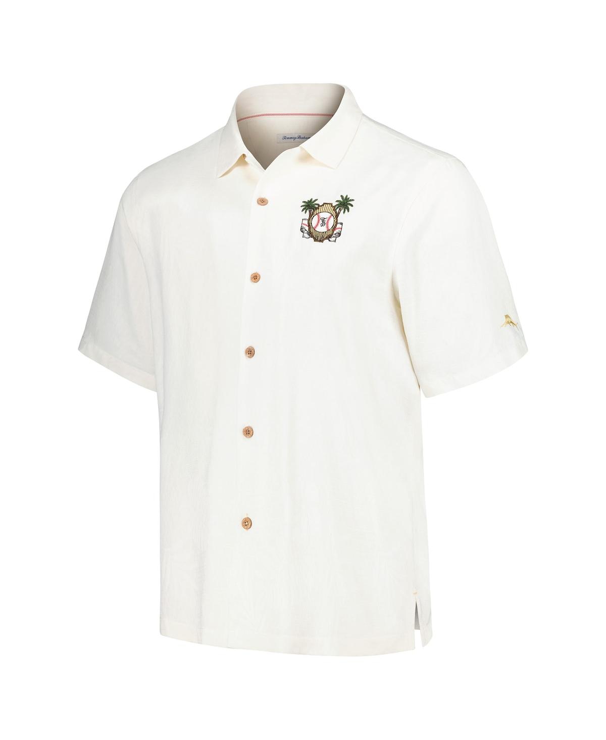 Tommy Bahama Men's White San Francisco Giants Pitcher's Paradiso Button-up Camp Shirt In White