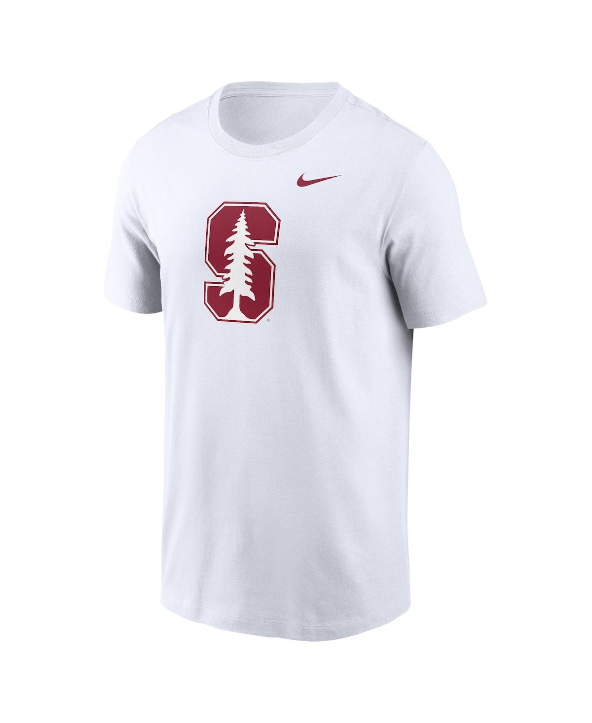 Nike Men's White Stanford Cardinal Primetime Evergreen Logo T-shirt In White