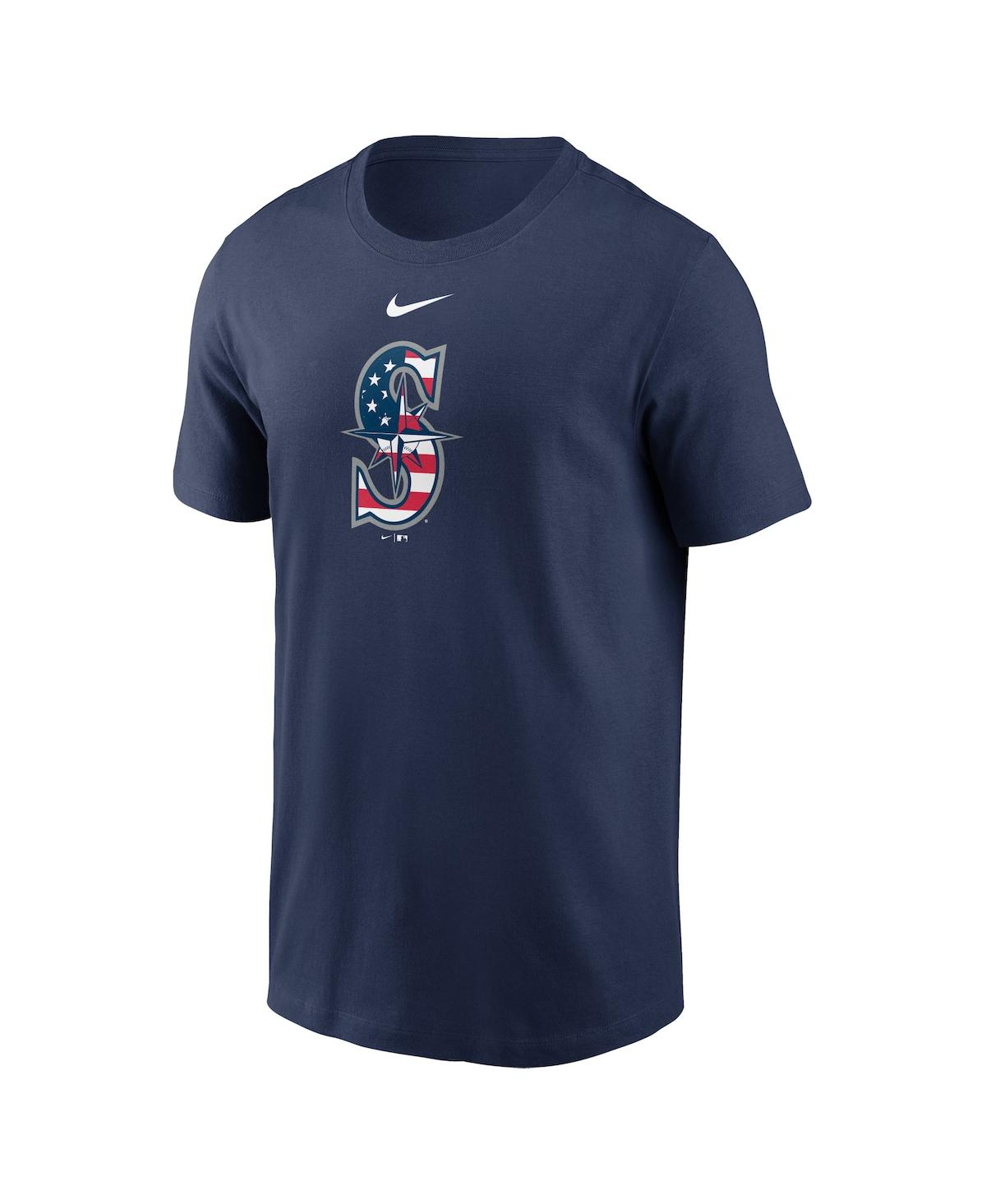 Nike Men'sSeattle Mariners Americana T-Shirt - Navy