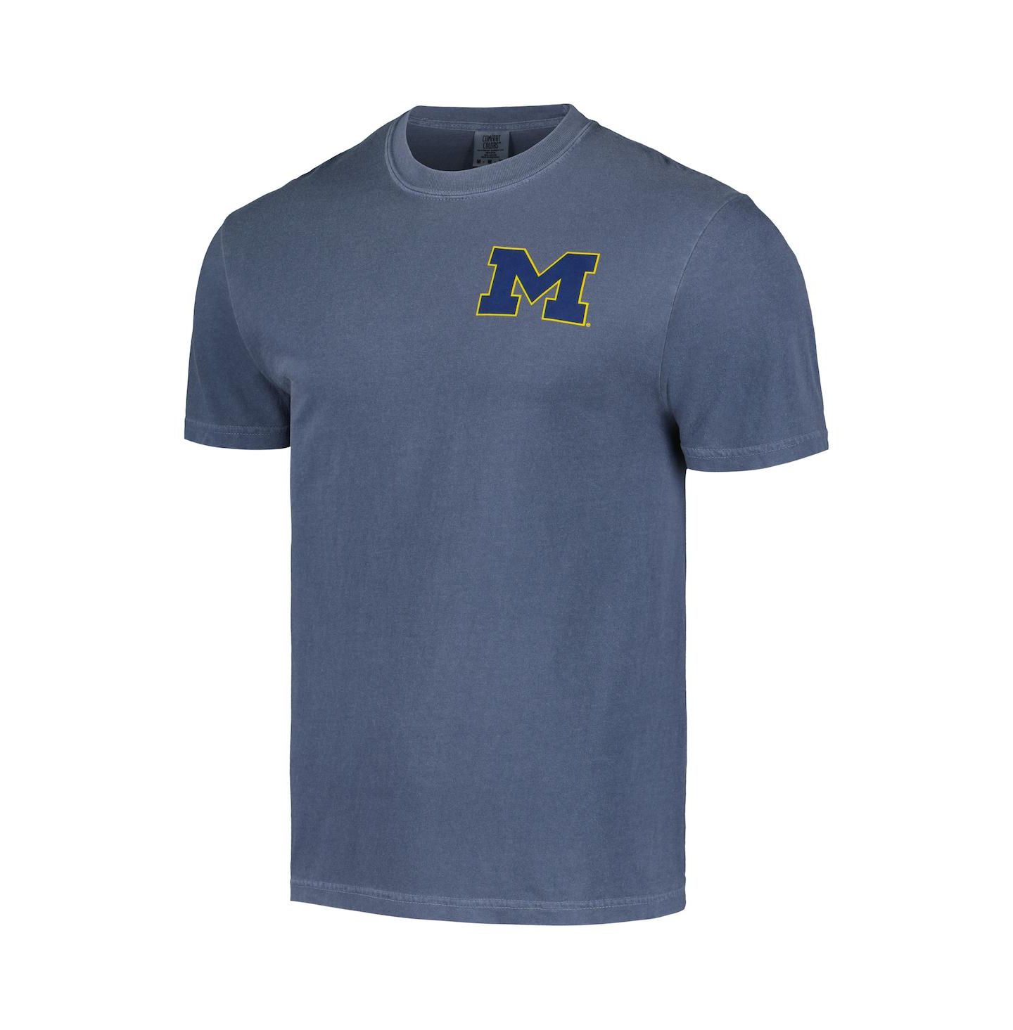 Футболка Image One Navy West Virginia Mountaineers Hyper Local Two-Tone Mascot State — фото 2
