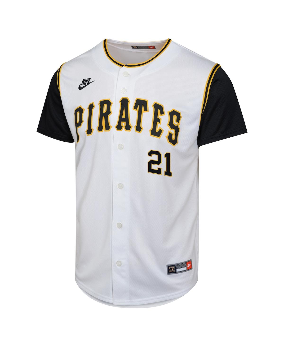 Nike Big Boys and Girls Roberto ClementePittsburgh Pirates Cooperstown Collection Limited Player Jersey - White