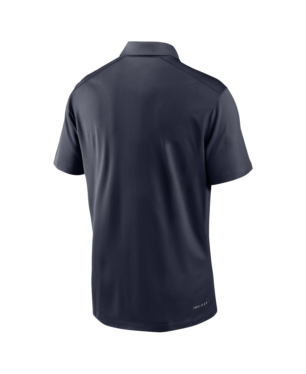 Nike Men's Navy Ole Miss Rebels 2024 Sideline Victory Coaches Performance Polo In Navy Red