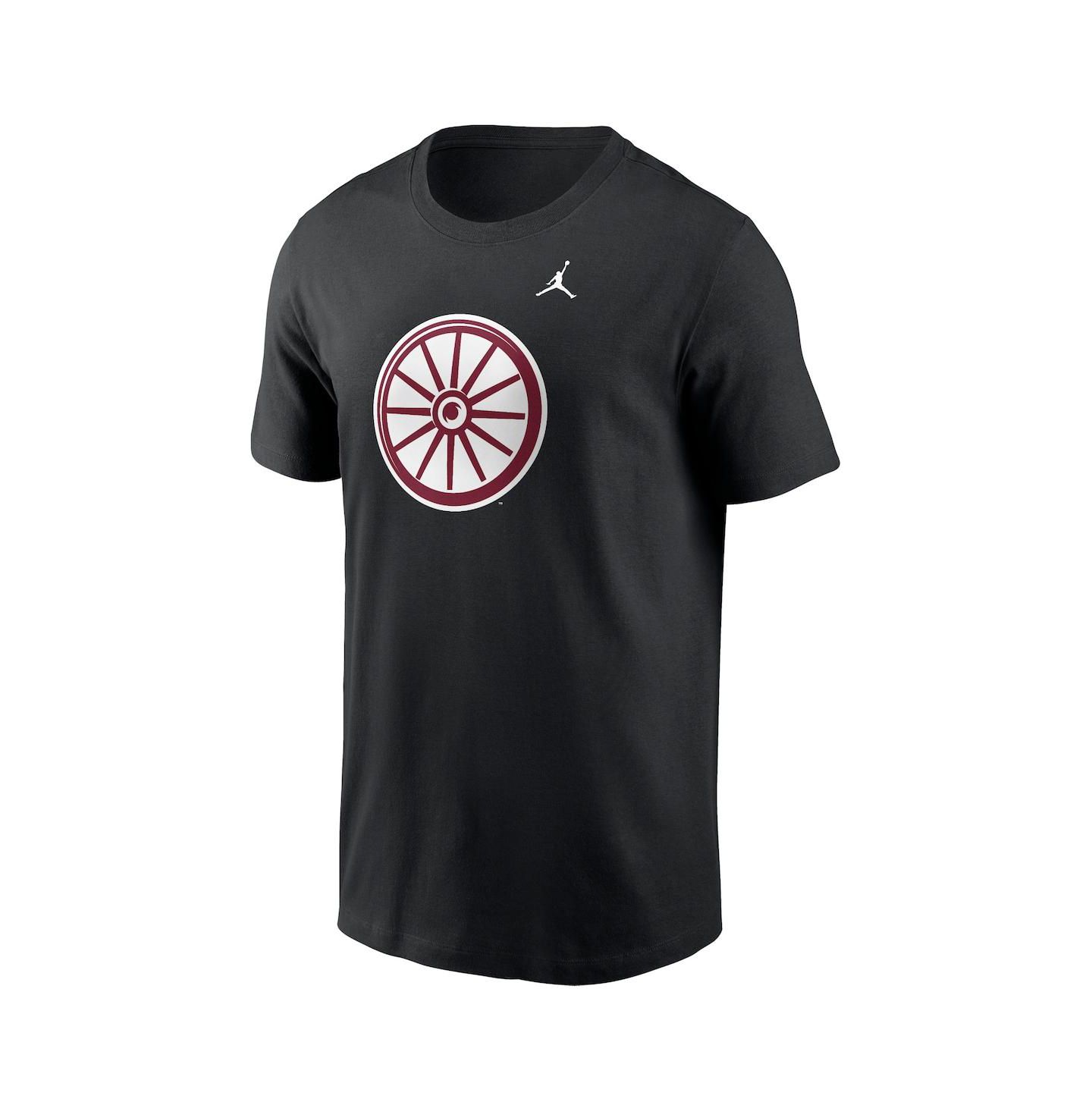 Мужская футболка Jordan White Oklahoma Sooners Primetime Evergreen Alternate Logo, цвет: Чёрный — фото 3